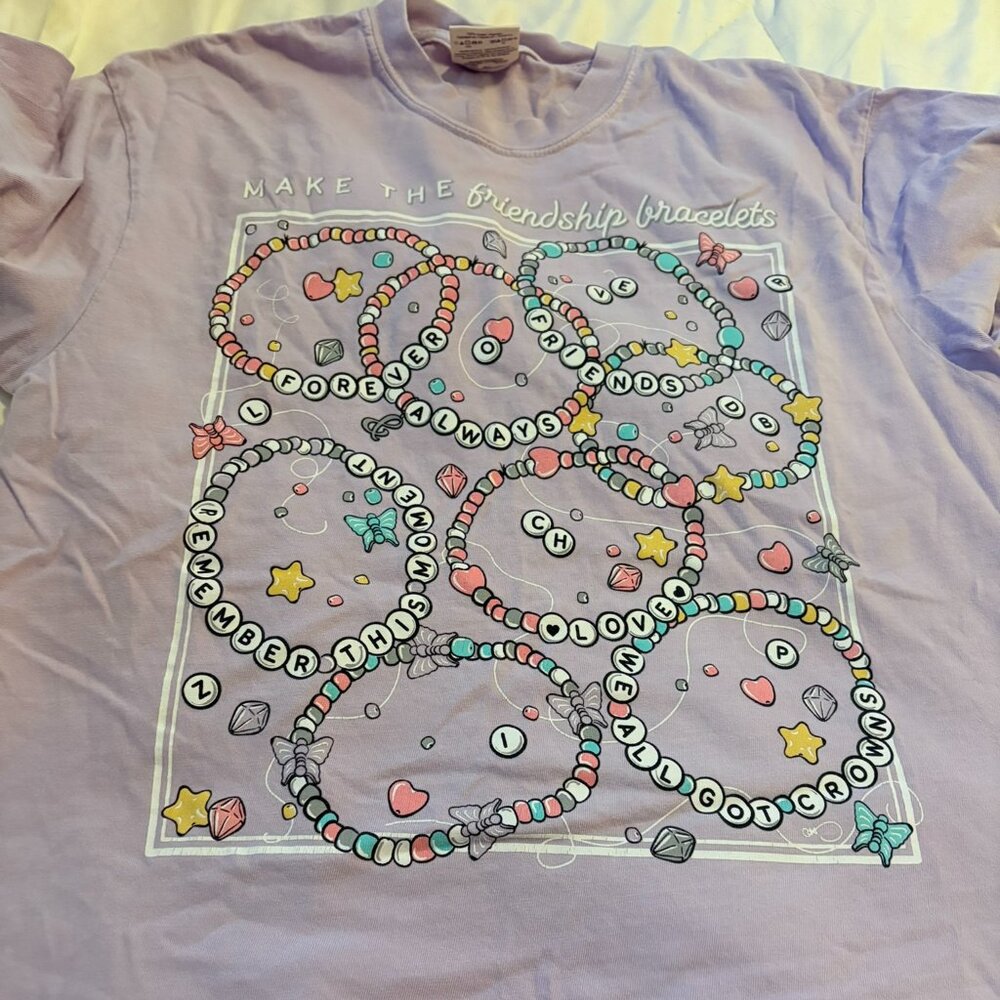 Taylor Swift Friendship Bracelet Inspired Tee